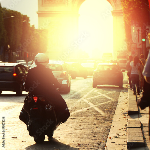 city blur background. Abstract