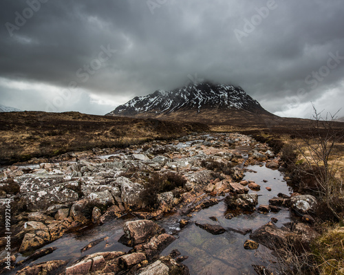 Buachaille Etive Mor in the clouds