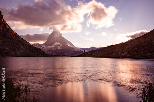 Riffelsee mit Blick auf das Matterhorn