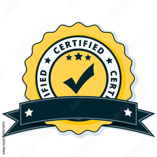 Certified label illustration
