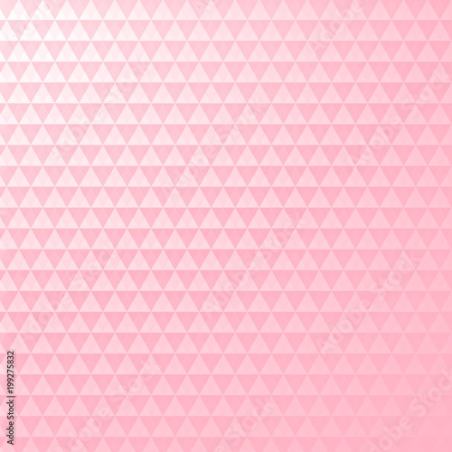 Pink and white geometric abstract background
