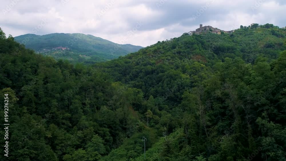 Mountains and Village in Italy Mountains and Village in Italy