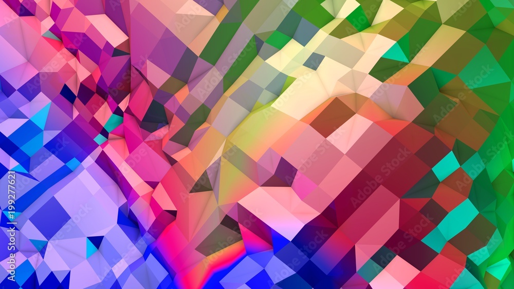 Low poly abstract background with modern gradient colors. Low poly abstract background with modern gradient colors.