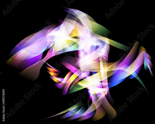 Abstract background composed of simple elements