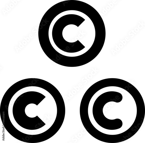 Copyright Icon, Copyright Letter C Symbol