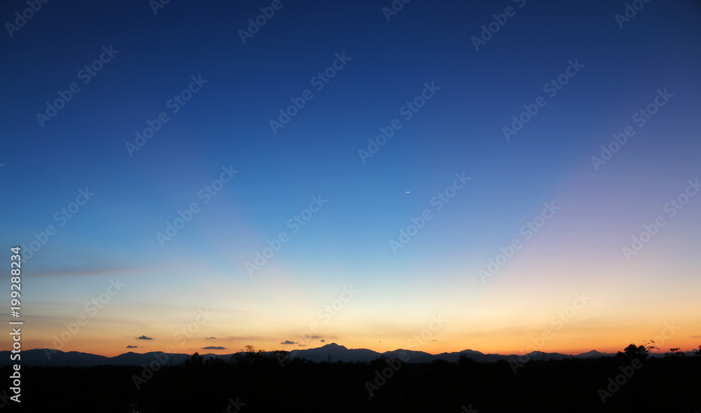 beautiful sky In the evening summer Asia beautiful sky In the evening summer Asia