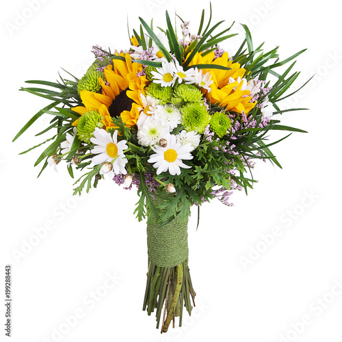 Bouquet with sunflowers