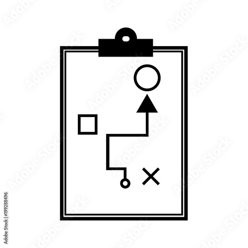 Strategic planning vector icon