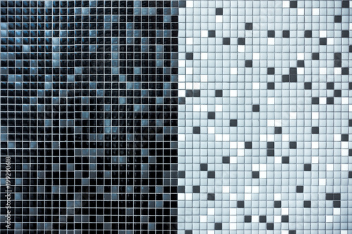 Decorative seamless mosaic tiles background