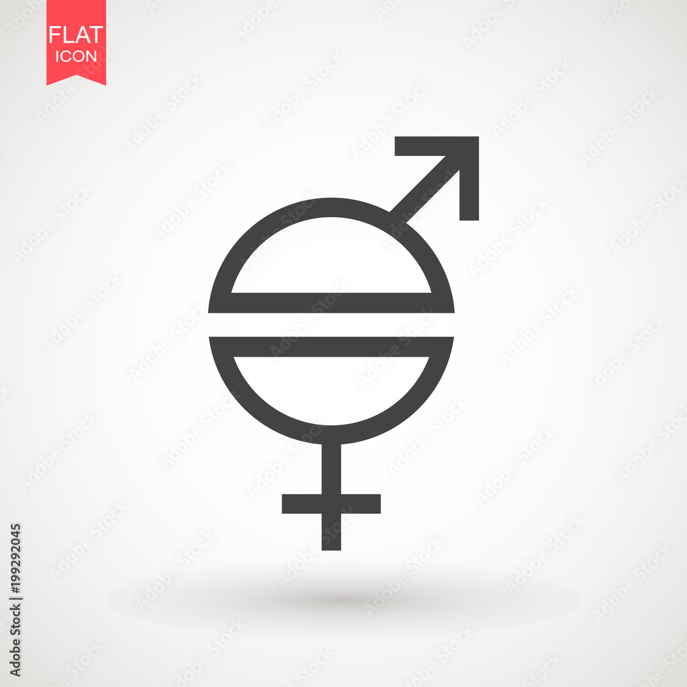 Gender sign icon. Male and female sign vector. Vector illustration on isolated background. Business concept men and women pictogram. Gender sign icon. Male and female sign vector. Vector illustration on isolated background. Business concept men and women pictogram.