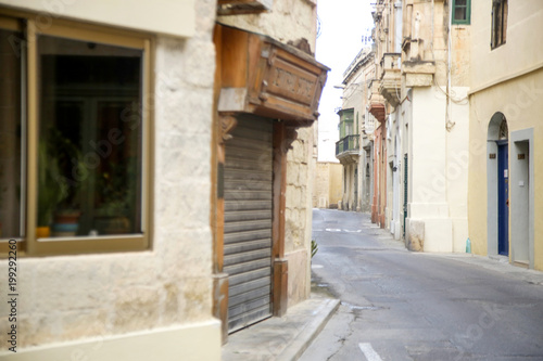 Mediterranean style street in Malta © triocean