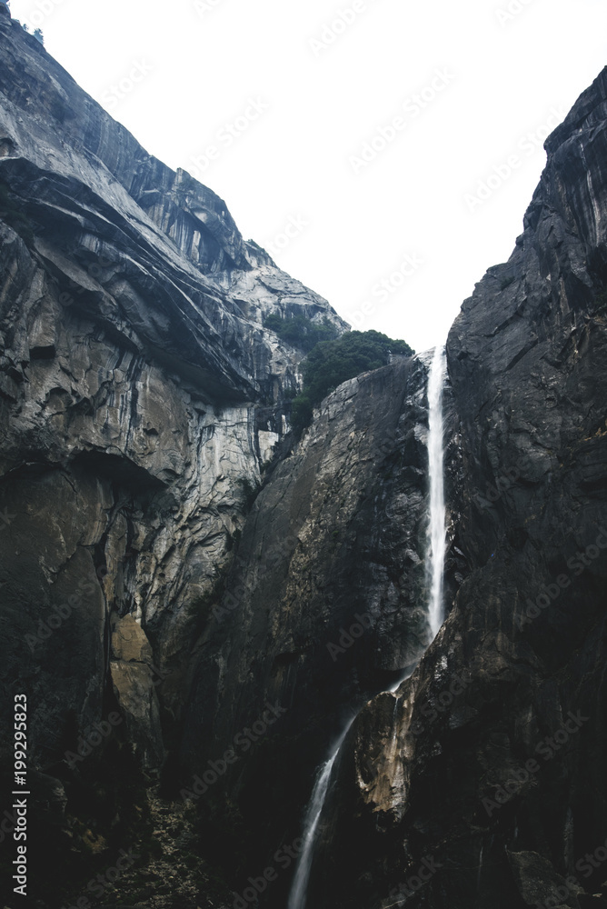 Yosemite falls in Yosemite National Park with beautiful view