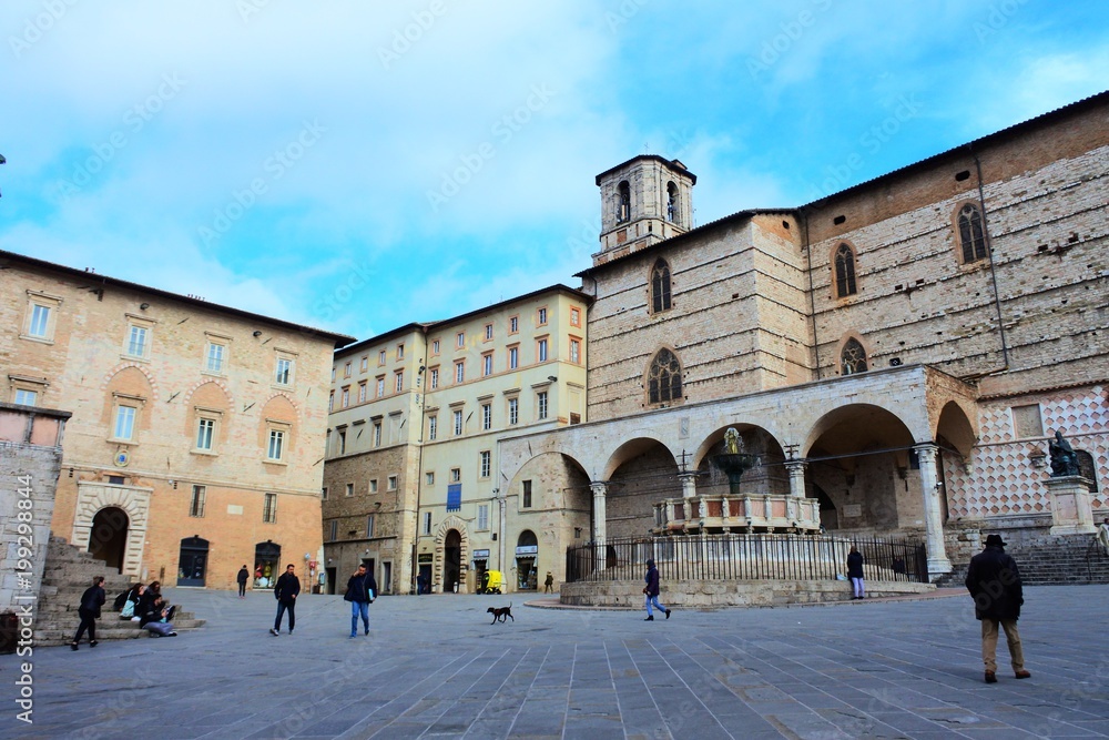 a church in Perugia, Umbria, Italy