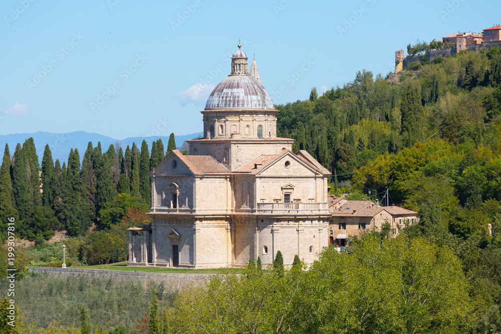 Chiesa di San Biagio church in Montepulciano , Tuscany, Italy