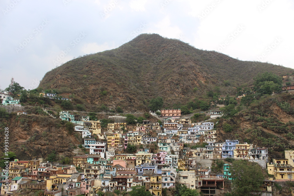 Beautiful village in uttarakhand , india known as Devprayag
