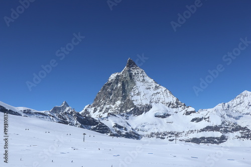 Matterhorn von Italien aus gesehen © Klaus Eppele