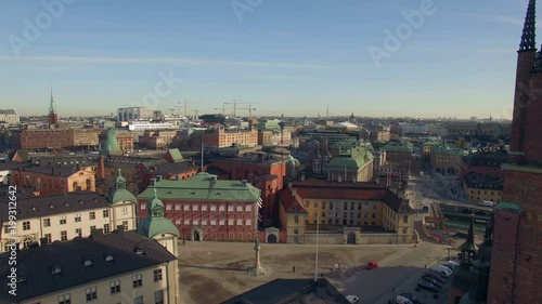 Wallpaper Mural Aerial view of Stockholm City  Torontodigital.ca
