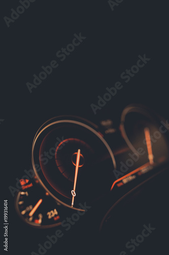 Car digital speedometer