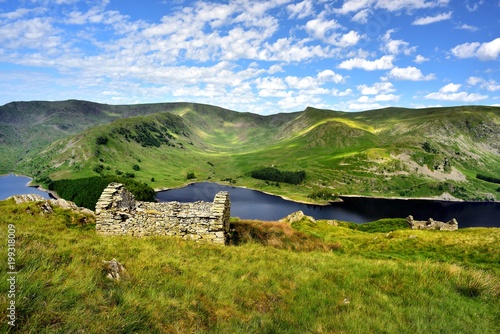 Sunlight over the Haweswater Nature Reserve