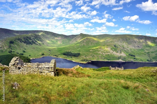 Sunlight over the Haweswater Nature Reserve photo