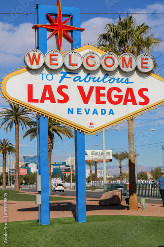 Welcome To Fabulous Las Vegas Nevada road sign