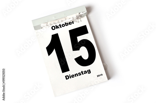 15. Oktober 2019