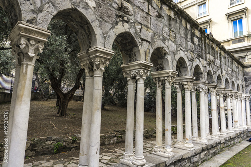 St Andrew cloister ruins in...
