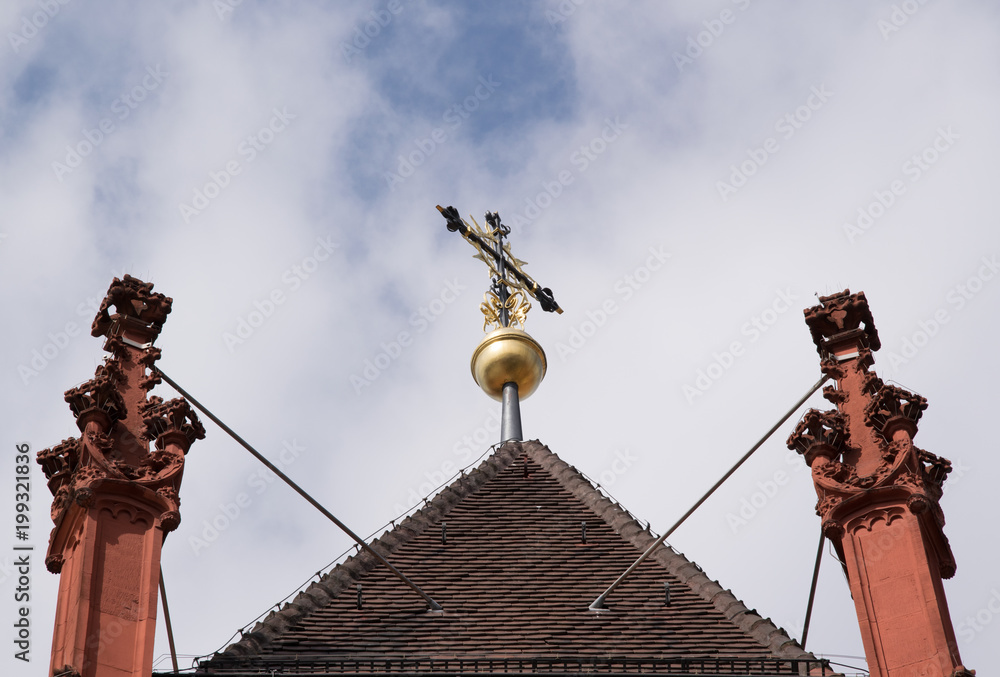 Detail of the old Greek orthodox church in Wurzburg part five Detail of the old Greek orthodox church in Wurzburg part five
