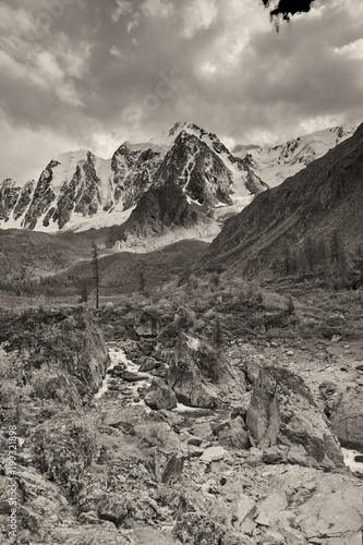 Altay, Siberia, Russia, Tayga, Montines, Shavlinske lakes photo