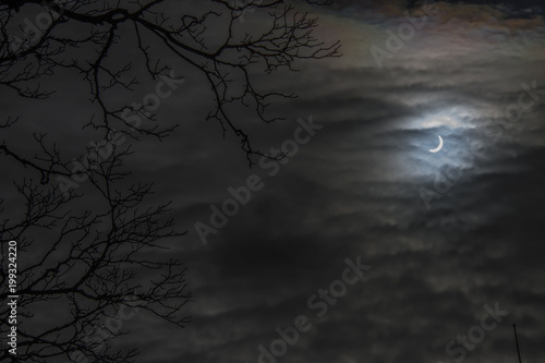 Solar eclipse - 20th March 2015. Aberdeen, Scotland, United Kingdom