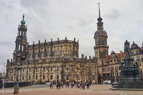 Dresden Cathedral, or the Cathedral of the Holy Trinity, Dresden, Germany / previously the Catholic Church of the Royal Court of Saxony (in German Katholische Hofkirche)