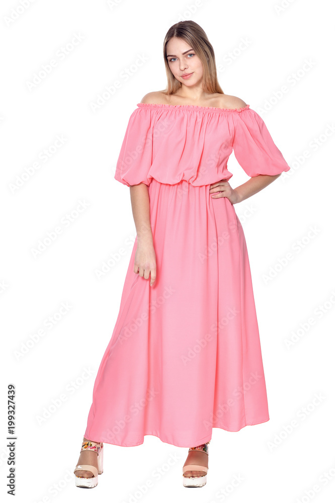 beautiful woman in dress posing beautiful woman in dress posing
