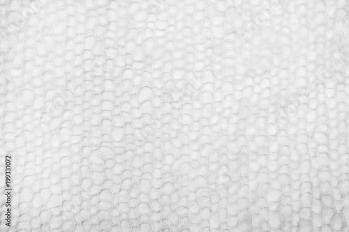 Foto The texture of the knitted fabric from mohair yarn.