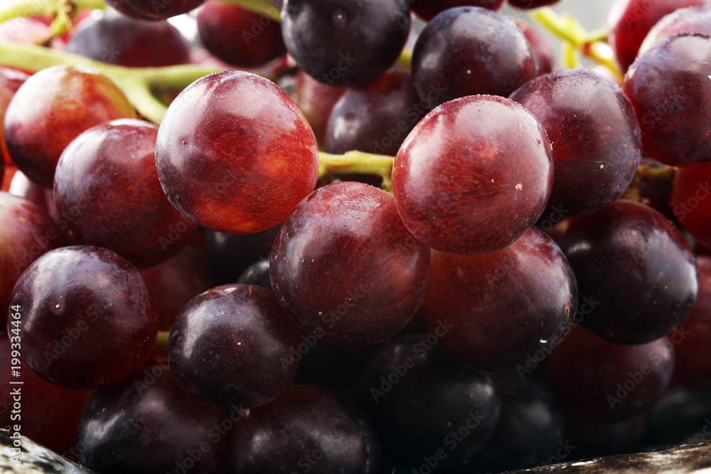 Healthy fruits Red wine grapes backgroundready to eat Healthy fruits Red wine grapes backgroundready to eat