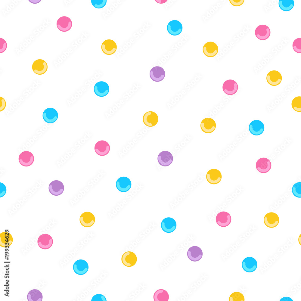 Obraz premium Seamless pattern background with white donut glaze