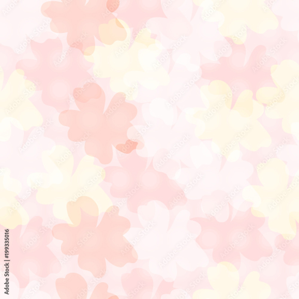 Light texture - cherry blossoms. Spring seamless pattern. Pastel colors.