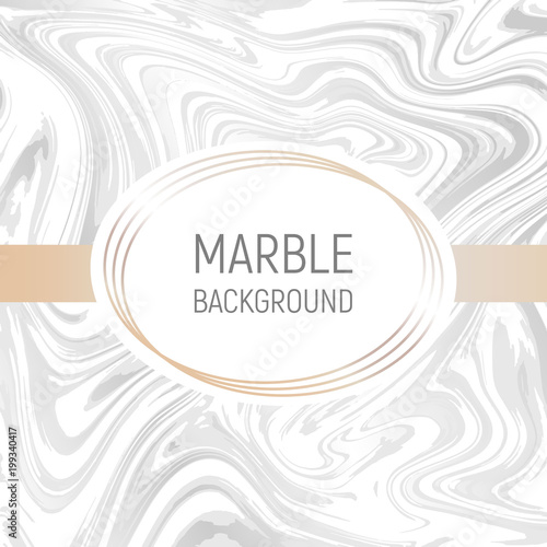 Abstract background, vector marble texture imitation. Marbleized pattern vector. Wedding invitation template with liquid suminagashi ebru ink background. Pastel grey marbling and gold texture effect.