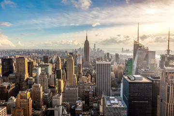 Fotobehang New York New York City skyline  © tanyaeroko