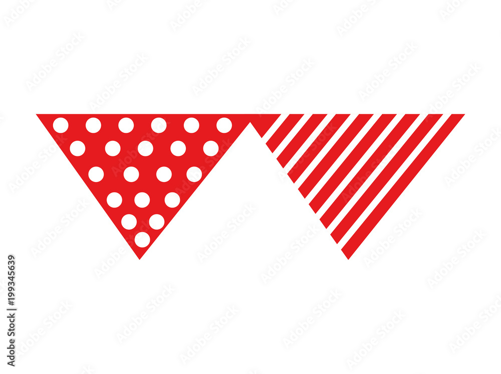 garland decoration with dots and stripes vector illustration design garland decoration with dots and stripes vector illustration design