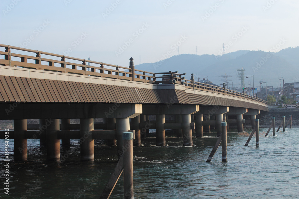 Obraz premium 京都府宇治市 宇治橋