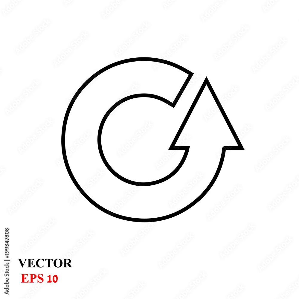 circular arrow. vector illustration circular arrow. vector illustration