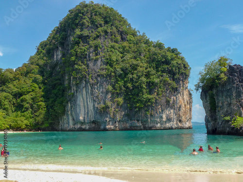 Background of Hong Island in Thailand 