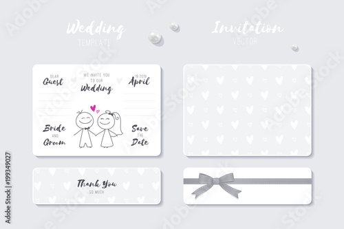 wedding vector template