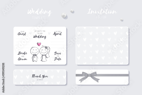 wedding vector template