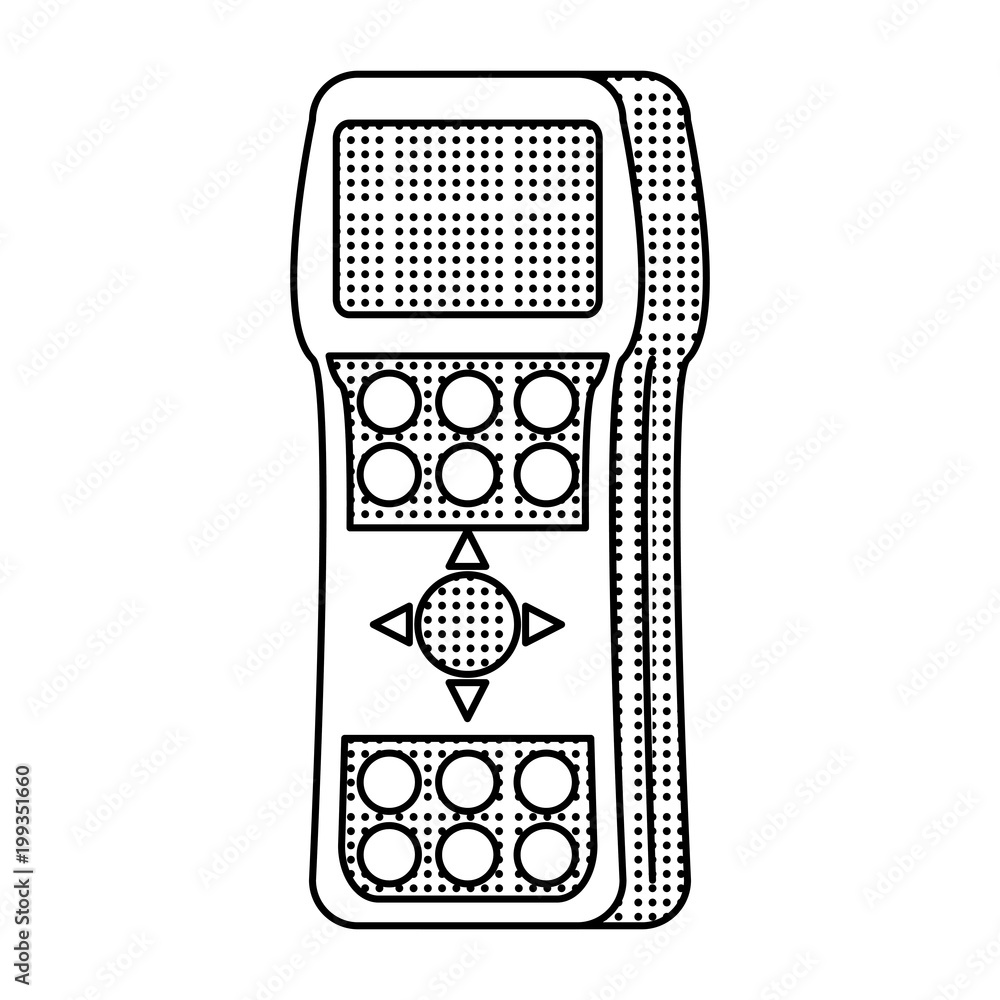 Tv Remote Control Hand Drawing Stock Illustration  Download Image Now   Remote Control Human Hand Drawing  Art Product  iStock