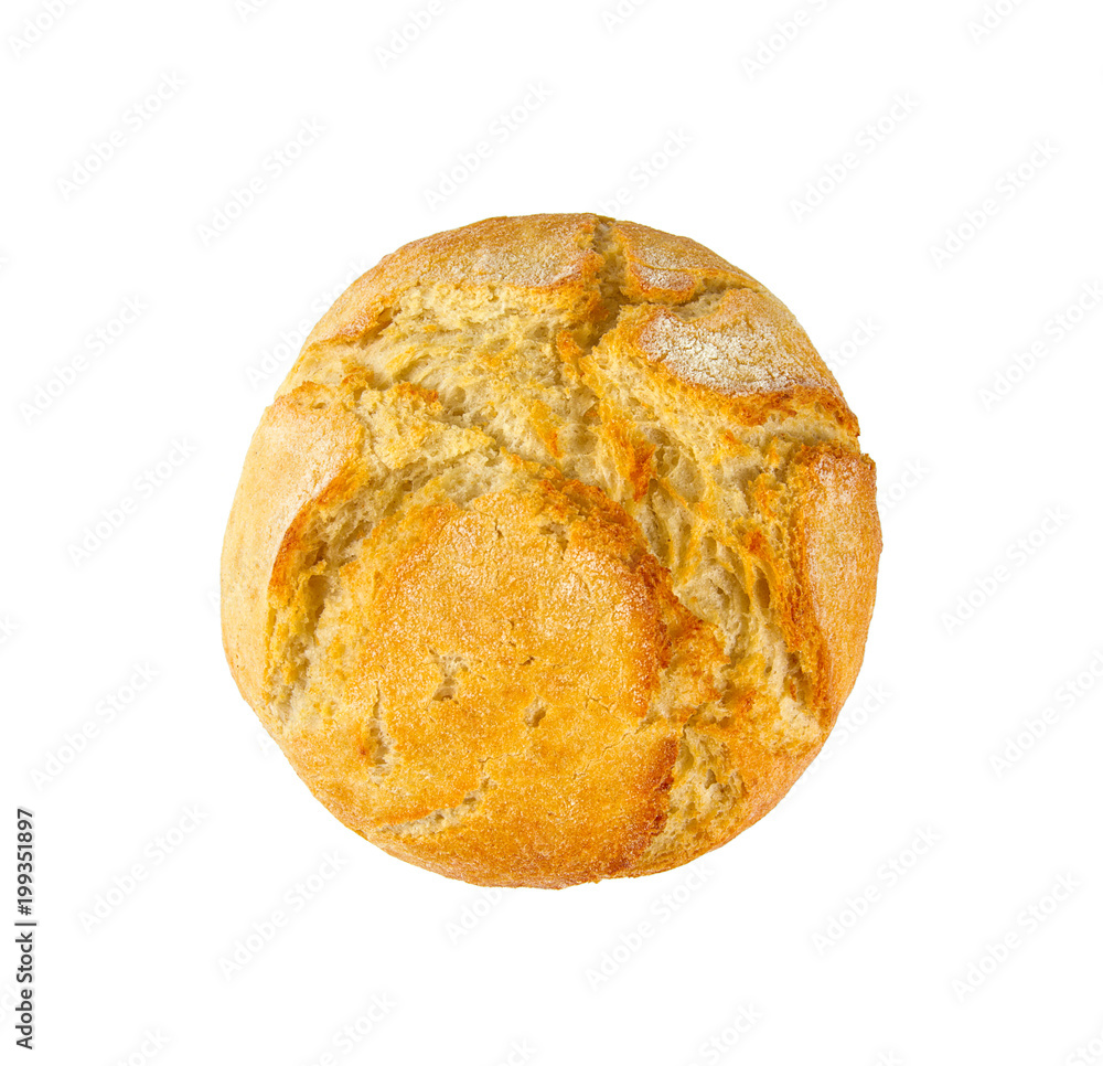 fresh bun isolated on white fresh bun isolated on white