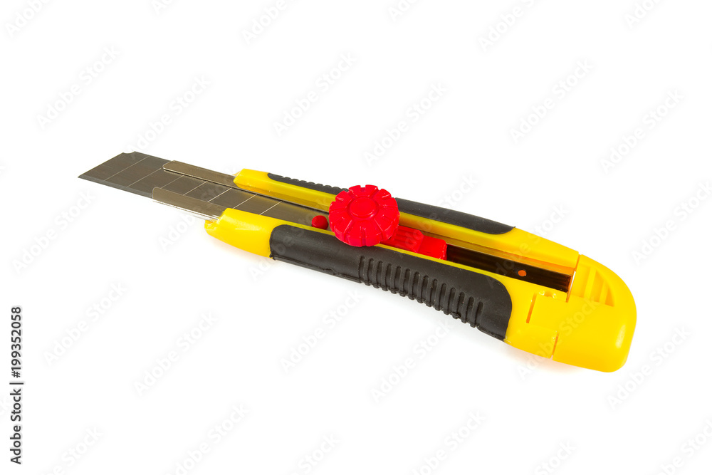 stationery knife isolated on white background stationery knife isolated on white background