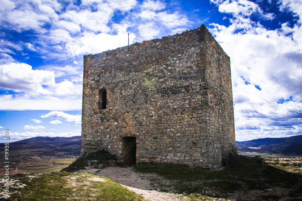 exterior castillo fortaleza de Atienza guadalara castilla la mancha españa 2018