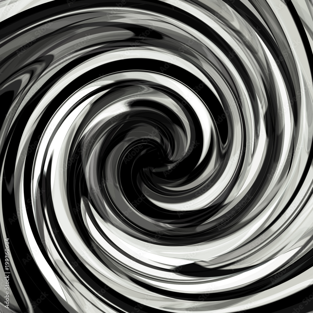 Swirl of Chrome Silver Metal Liquid Shining Reflective Metallic Spiral Background Design - High resolution illustration for graphic element or backdrop use. Swirl of Chrome Silver Metal Liquid Shining Reflective Metallic Spiral Background Design - High resolution illustration for graphic element or backdrop use.
