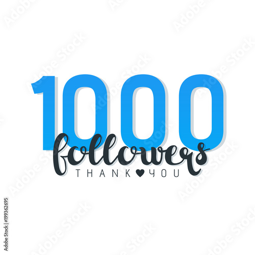 Thousand followers banner
